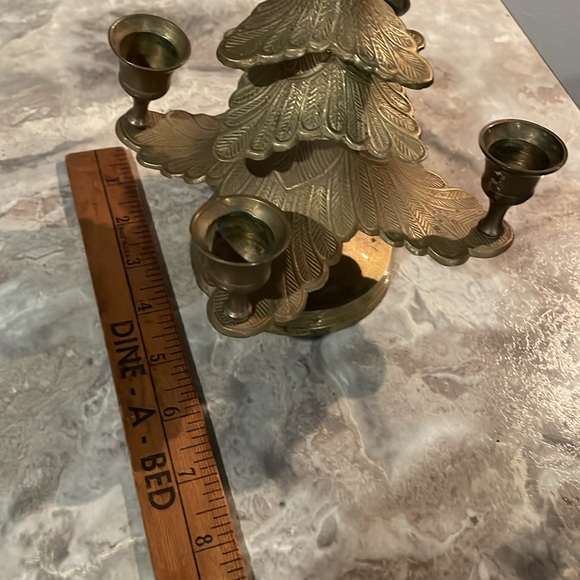 Vintage Solid Brass Candleholder Made in India - Picture 6 of 6